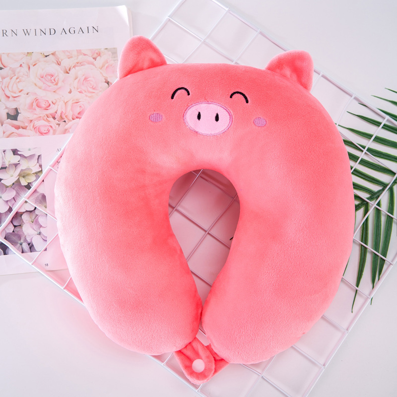U-shaped pillow neck pillow U-shaped pillow wholesale cartoon pillow printed logo neck pillow driving travel student lunch break nap pillow