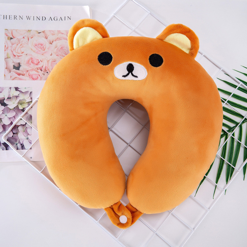 U-shaped pillow neck pillow U-shaped pillow wholesale cartoon pillow printed logo neck pillow driving travel student lunch break nap pillow - 画像 (6)