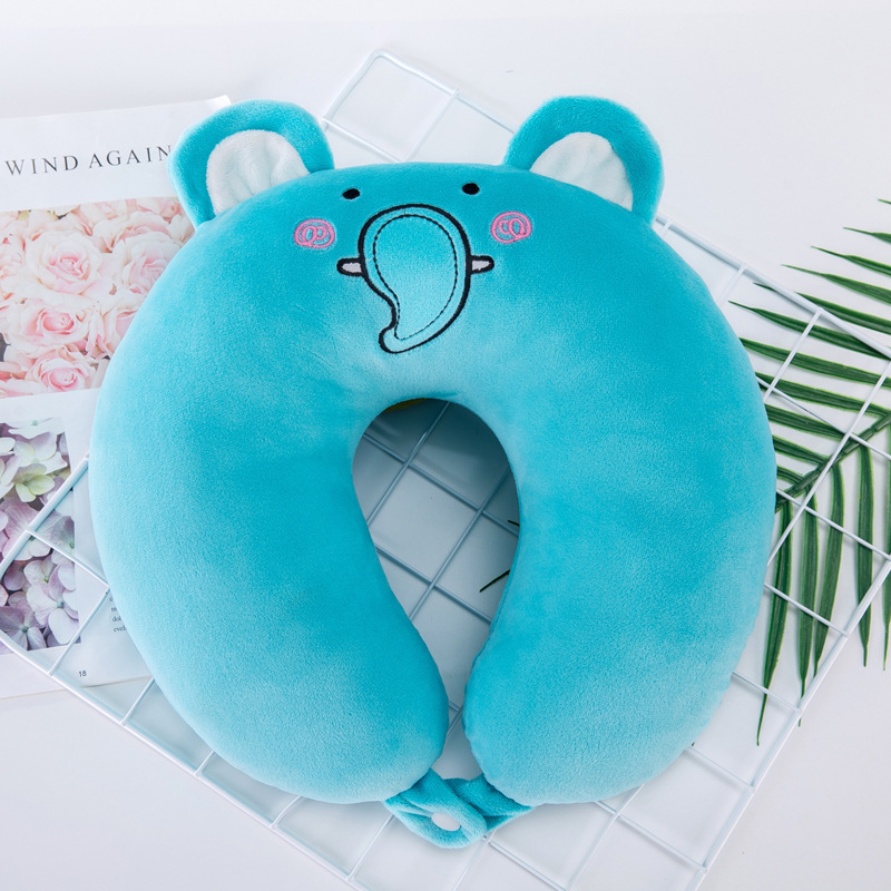 U-shaped pillow neck pillow U-shaped pillow wholesale cartoon pillow printed logo neck pillow driving travel student lunch break nap pillow - 画像 (4)