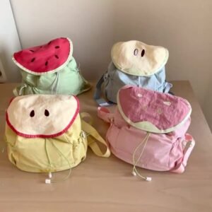 Fruit Series Design Academy Backpack Portable Simple Large Capacity