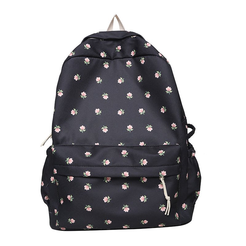 Cross-border cute backpack 2025 cross-border new women's backpack travel light and fresh campus schoolbag