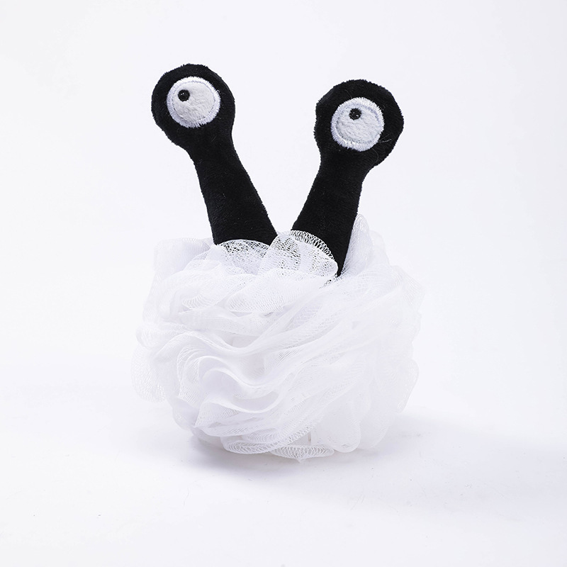 Cartoon snail bath flower advanced female bath artifact bath ball dual-purpose bathroom foaming net cute bath flower ball