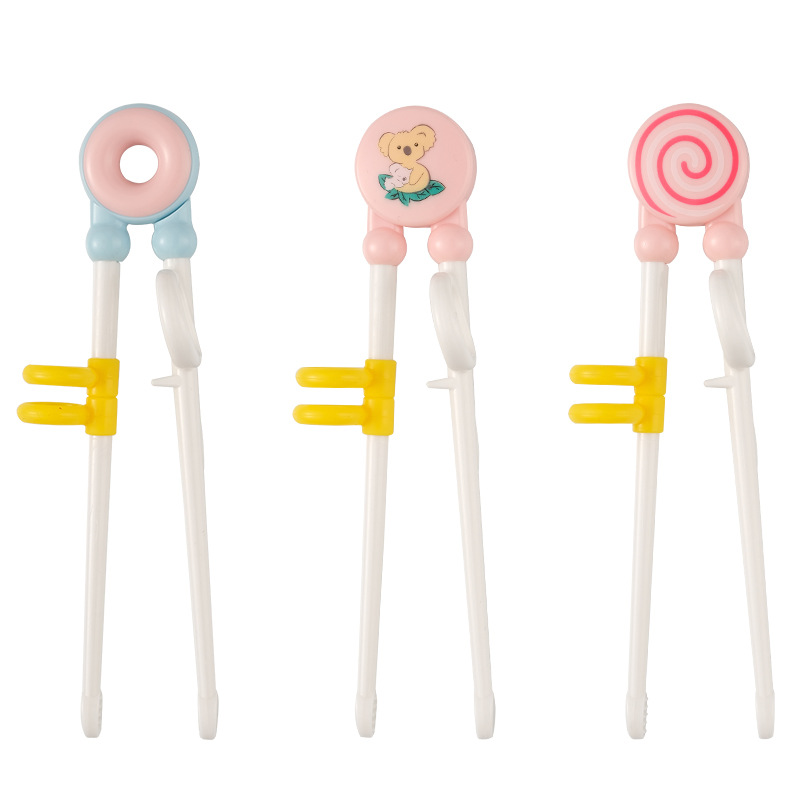 Baby eating training chopsticks Infant cartoon learning chopsticks Children's correction practice chopsticks mother and baby feeding tableware