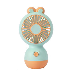 Cross-border new cartoon mini desktop electric fan portable charging USB fan kindergarten student gift wholesale